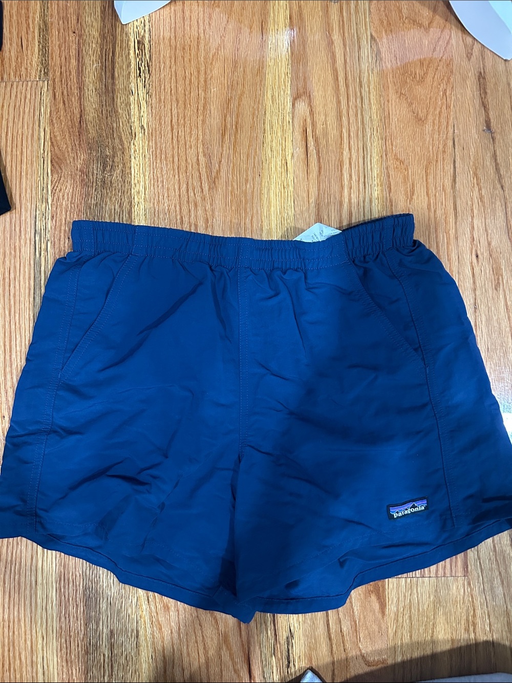 Patagonia Navy Blue Athletic Shorts